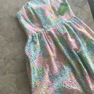 LILLY PULITZER Salisbury Lace Lottie White Dress 0